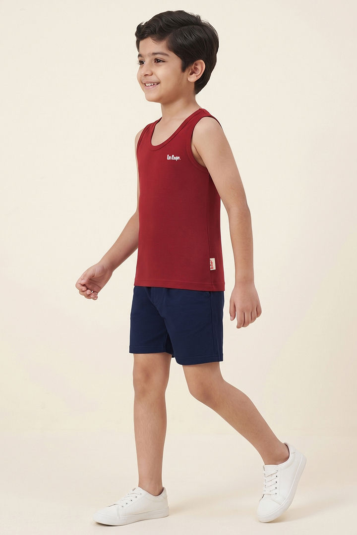 Lee Cooper Boys Vest (Pack of 2) - Multicolor — image 3